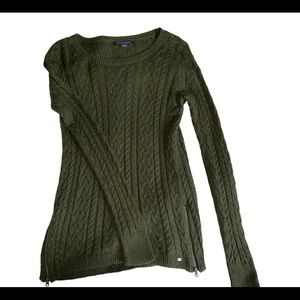 XS American Eagle Long Sleeve Shirt , Color: Olive Green